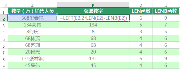 Excel文本数字拆分，模式化公式详解插图(6)