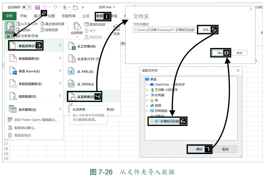 Power Query技巧之合并多个规范工作簿中的数据表插图(1)