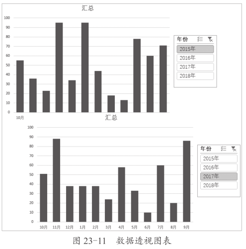 实用·技巧之动态数据透视图表插图