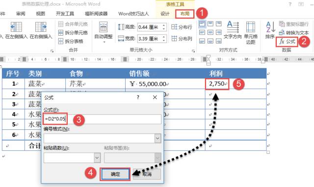 Word中的表格，能不能使用公式呢？插图(6)